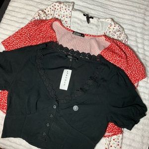 Pacsun Shein and Forever21 Crop Tops